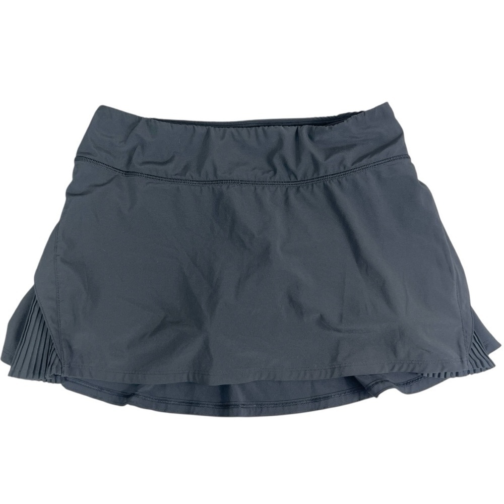 Lululemon Athletica Play Off The Pleats Skirt *13" Black (First Release) Size 4 - Picture 3 of 11